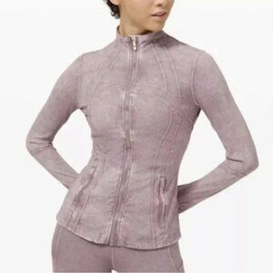 Lululemon Define Jacket SZ 4: Ice Dye Ice Wash - Color "Violet Verbena"